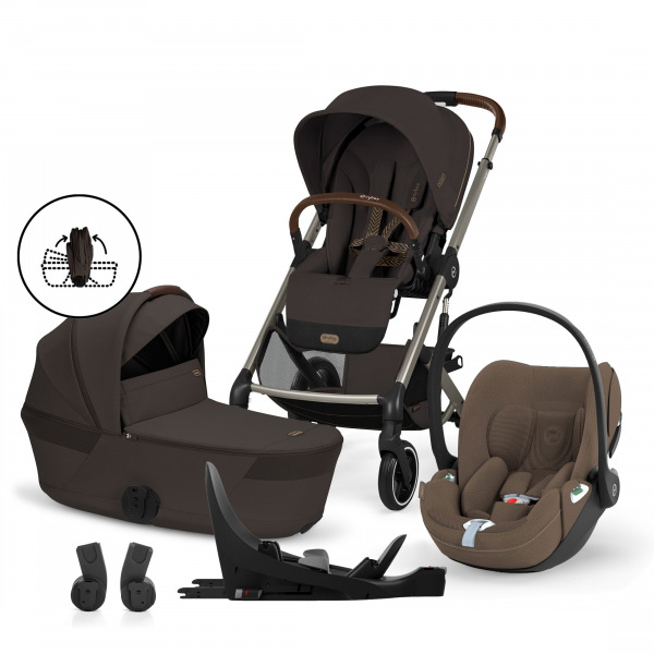 CYBEX Gold Balios 2026 4in1 �sszecsukhat� m�zessel - Chocolate Brown / Coconut Brown
